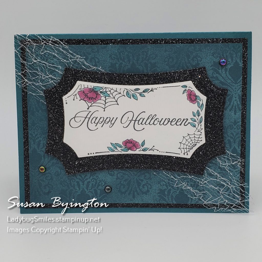 Happy Halloween card made the Hallows Night Magic stamp set by Stampin' Up!